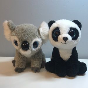 Koala and Panda Plushie